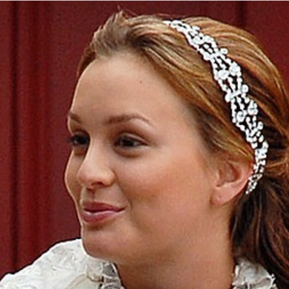 Jennifer Behr - The Double Crystal Scallop Headwrap,